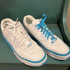Air Max 90 x Undefeated WHITE BLUE FURY Size 13